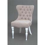 Кресло Вальс (эмаль белая / RS16 - бежевый) | Интернет магазин мебели и декора LifeDekor