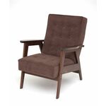 Кресло РЕТРО (темный тон / RS32 - коричневый) | Интернет магазин мебели и декора LifeDekor