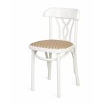 Стул Астра Восьмерка мягкий (белая эмаль/ткань) | Интернет магазин мебели и декора LifeDekor