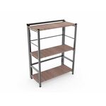 Стеллаж СЛС-1/800 (ясень темный шимо) | Интернет магазин мебели и декора LifeDekor