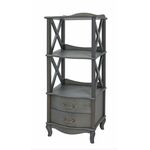 Этажерка "Джульетта"-2 (серый ясень) Вис | Интернет магазин мебели и декора LifeDekor