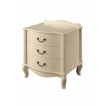 Тумбочка прикроватная "Джульетта" 3 ящ. (дуб шампань) Вис | Интернет магазин мебели и декора LifeDekor