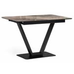 Стол стеклянный Бугун 120х80х77 каталония / черный | Интернет магазин мебели и декора LifeDekor