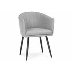 Стул Валета серый / черный | Интернет магазин мебели и декора LifeDekor