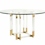 Стол обеденный Никсон MH-07DT, прозрачный | Интернет магазин мебели и декора LifeDekor