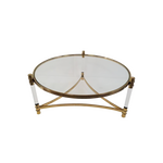 Стол журнальный Эклект MH1796CT, 104х104х46см, золото | Интернет магазин мебели и декора LifeDekor