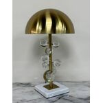 Лампа настольная MOLECULE с прозрачными шарами, 30х51 см, золото | Интернет магазин мебели и декора LifeDekor