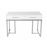 Стол-консоль Армада F-1543, 120х60х78 см, белый, серебро | Интернет магазин мебели и декора LifeDekor