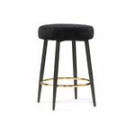 Барный стул Plato black fabric | Интернет магазин мебели и декора LifeDekor