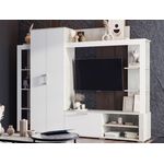 Стенка «Невада», МДФ Софт вайт/ Дуб Крафт белый | Интернет магазин мебели и декора LifeDekor