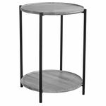 Стол журнальный BeautyStyle 21 орех гикори grey/черный | Интернет магазин мебели и декора LifeDekor