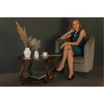 Стол журнальный Овация (С) темно-коричневый | Интернет магазин мебели и декора LifeDekor