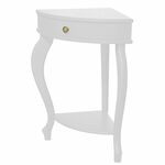 Консоль угловая Элегант молочный дуб Л | Интернет магазин мебели и декора LifeDekor