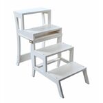 Стул-лестница трансформер (белый) | Интернет магазин мебели и декора LifeDekor