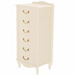 Комод Джульетта узкий 6 ящ., дуб шампань Л | Интернет магазин мебели и декора LifeDekor