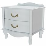 Тумбочка Джульетта 2 ящ. молочный дуб Л | Интернет магазин мебели и декора LifeDekor