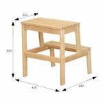 Лесенка-стремянка лак | Интернет магазин мебели и декора LifeDekor