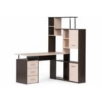 Стол КС-15 венге / дуб молочный правый | Интернет магазин мебели и декора LifeDekor