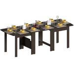 Стол деревянный обеденный раздвижной СтК7 венге | Интернет магазин мебели и декора LifeDekor