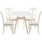 Обеденная группа Акутто 90 white | Интернет магазин мебели и декора LifeDekor