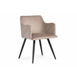 Стул Эджелл латте / черный | Интернет магазин мебели и декора LifeDekor