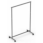 Стойка для одежды на колесах ВГР-4 (черный) | Интернет магазин мебели и декора LifeDekor