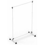 Стойка для одежды на колесах ВГР-4 (белый) | Интернет магазин мебели и декора LifeDekor