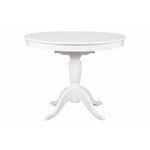 Стол обеденный круглый Амфора (102(137)х102х78 / Белый) | Интернет магазин мебели и декора LifeDekor
