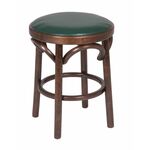 Табурет Венский мягкий (темный тон, экокожа Зеленая) | Интернет магазин мебели и декора LifeDekor