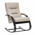 Кресло-качалка Милано  (Венге текстура/ткань Малмо 05) | Интернет магазин мебели и декора LifeDekor