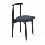 Cтул Rebel графит, опора бук черный | Интернет магазин мебели и декора LifeDekor