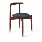 Стул Noble графит, опора бук коричневый | Интернет магазин мебели и декора LifeDekor