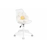 Стул Kolin с подушкой clear / white | Интернет магазин мебели и декора LifeDekor