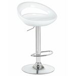 Стул барный DOBRIN DISCO, белый | Интернет магазин мебели и декора LifeDekor