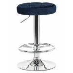 Табурет барный DOBRIN BRUNO, синий велюр (MJ9-117) | Интернет магазин мебели и декора LifeDekor