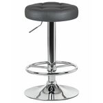 Табурет барный DOBRIN BRUNO, серый | Интернет магазин мебели и декора LifeDekor