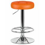 Табурет барный DOBRIN BRUNO, оранжевый | Интернет магазин мебели и декора LifeDekor