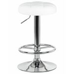 Табурет барный DOBRIN BRUNO, белый | Интернет магазин мебели и декора LifeDekor