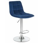 Стул барный DOBRIN TAILOR, синий велюр (MJ9-117) | Интернет магазин мебели и декора LifeDekor