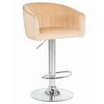 Стул барный DOBRIN DARCY, песочный велюр (1922-3) | Интернет магазин мебели и декора LifeDekor