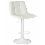 Стул барный DOBRIN TAILOR WHITE, белый PU | Интернет магазин мебели и декора LifeDekor