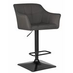 Стул барный DOBRIN RALF, темно-серый (LAR-106D-26) | Интернет магазин мебели и декора LifeDekor