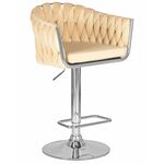 Стул барный DOBRIN MARCEL, бежевый велюр (MJ9-10) | Интернет магазин мебели и декора LifeDekor