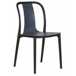 Стул обеденный DOBRIN ADAM, черный/серо-голубой | Интернет магазин мебели и декора LifeDekor