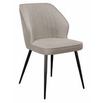 Стул DikLine 222М B03 BEIGE, ножки черные | Интернет магазин мебели и декора LifeDekor