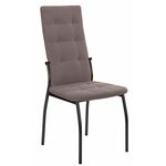 Стул DikLine ГАЛС-М каркас черный/ B5 LATTE | Интернет магазин мебели и декора LifeDekor