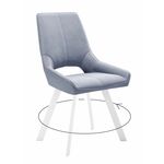 Стул DikLine 268 Z46 перламутр, ножки белые | Интернет магазин мебели и декора LifeDekor