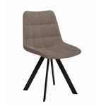 Стул DikLine 229 поворотный, B5 LATTE, ножки черные | Интернет магазин мебели и декора LifeDekor