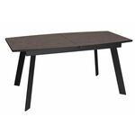 Стол DikLine XL160 хромикс бронза/черный/опоры черные | Интернет магазин мебели и декора LifeDekor