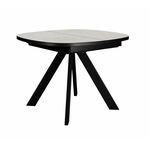 Стол DikLine B110 Хромикс белый/опоры черные | Интернет магазин мебели и декора LifeDekor